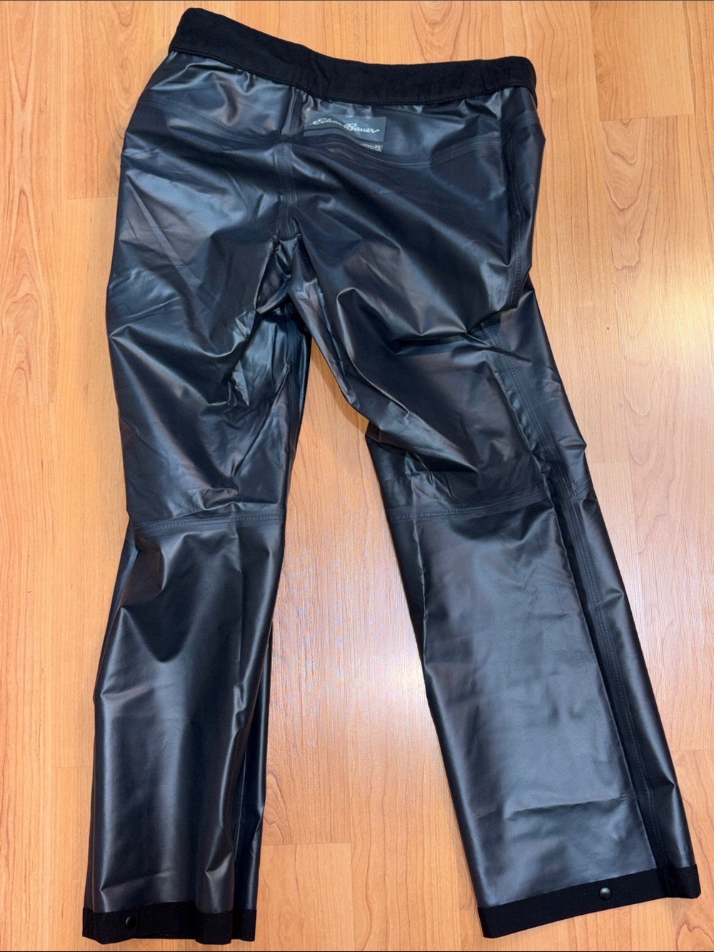 Eddie Bauer Black Women’s Cloud Cap Stretch Rain Pants - Picture 8 of 15
